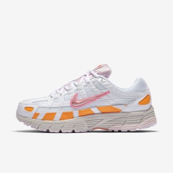 Nike P-6000 - Női Utcai Cipő - Fehér/Piros/Rózsaszín/Rózsaszín